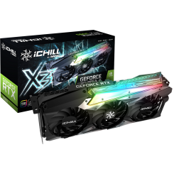 Видеокарта Inno3D GeForce RTX 3090 ICHILL X3 24576MB (C30903-246XX-1880VA37) (Восстановлено продавцом, 671756)