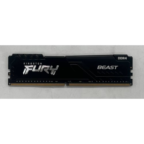 Озп Kingston DDR4 32GB 2666Mhz FURY Beast Black (KF426C16BB/32) (Відновлено продавцем, 671761) купити з перевіркою сумісності: огляд, характеристики, ціна у Києві, Львові, Вінниці, Хмельницькому, Івано-Франківську, Україні | інтернет-магазин TELEMART.UA фото