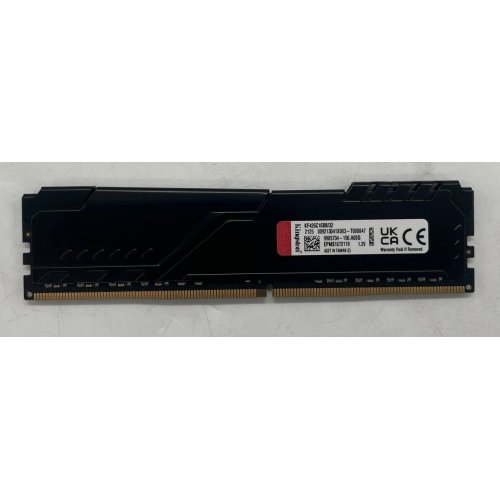 Озп Kingston DDR4 32GB 2666Mhz FURY Beast Black (KF426C16BB/32) (Відновлено продавцем, 671761) купити з перевіркою сумісності: огляд, характеристики, ціна у Києві, Львові, Вінниці, Хмельницькому, Івано-Франківську, Україні | інтернет-магазин TELEMART.UA фото