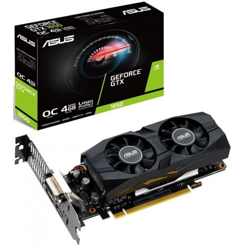 Відеокарта Asus GeForce GTX 1650 Low Profile OC 4096MB (GTX1650-O4G-LP-BRK) (Відновлено продавцем, 671772) купити з перевіркою сумісності: огляд, характеристики, ціна у Києві, Львові, Вінниці, Хмельницькому, Івано-Франківську, Україні | інтернет-магазин TELEMART.UA фото