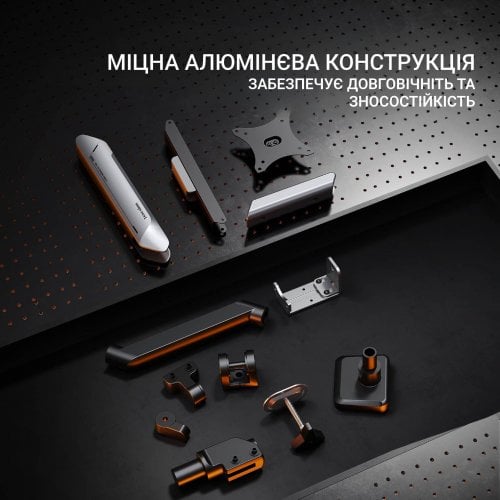 Купити Настільне кріплення для монітора Anda Seat Stealth Pro II 17-42" (AD-W-A9-1S-BT) Titanium - ціна в Києві, Львові, Вінниці, Хмельницькому, Франківську, Україні | інтернет-магазин TELEMART.UA фото