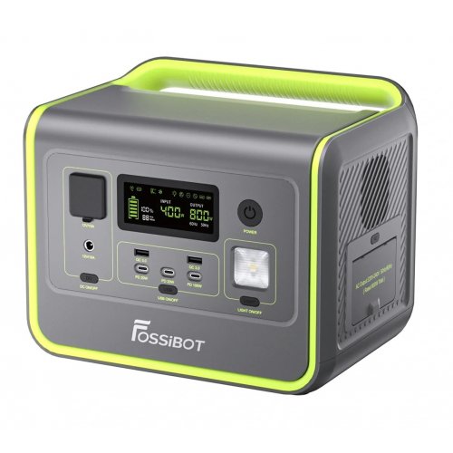 

Fossibot F800 800W 512Wh Black/Green