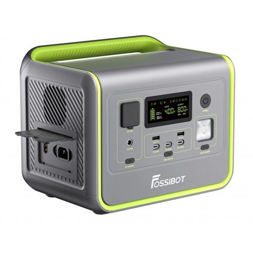 Купити Зарядна станція Fossibot F800 800W 512Wh Black/Green - ціна в Києві, Львові, Вінниці, Хмельницькому, Франківську, Україні | інтернет-магазин TELEMART.UA фото