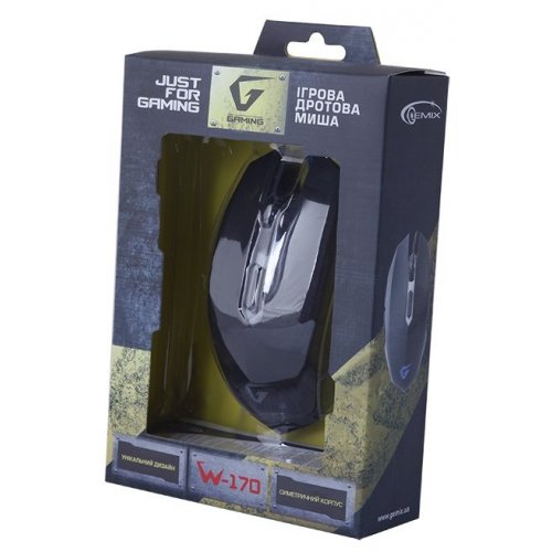 Купить Мышка Gemix W-170 Black - цена в Харькове, Киеве, Днепре, Одессе
в интернет-магазине Telemart фото
