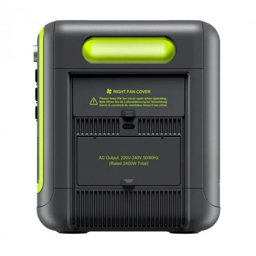 Купити Зарядна станція Fossibot F2400 2400W 2048Wh Black/Green - ціна в Києві, Львові, Вінниці, Хмельницькому, Франківську, Україні | інтернет-магазин TELEMART.UA фото