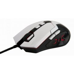 Миша Gembird MUSG-04 Blakc/White