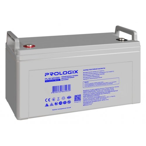 Купить Аккумуляторная батарея Prologix 12V 120Ah GEL (PL12-120GEL) - цена в Харькове, Киеве, Днепре, Одессе
в интернет-магазине Telemart фото