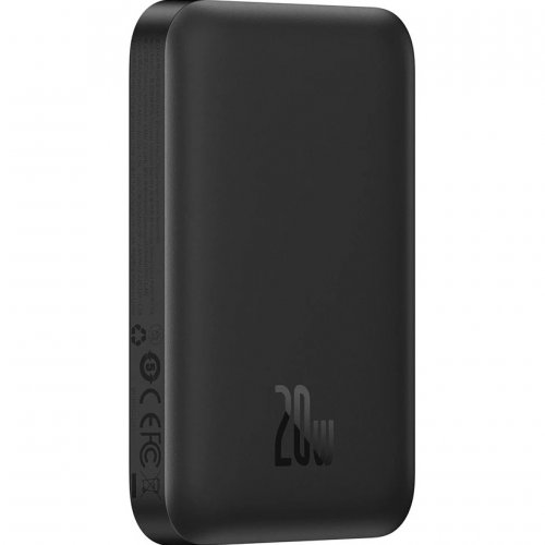 Купить Powerbank Baseus Magnetic Mini PPCXW06 6000mAh 20W (PPCX100401) Black - цена в Харькове, Киеве, Днепре, Одессе
в интернет-магазине Telemart фото