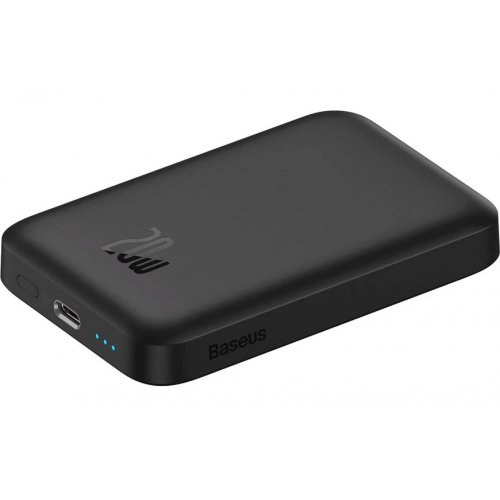 Купить Powerbank Baseus Magnetic Mini PPCXW06 6000mAh 20W (PPCX100401) Black - цена в Харькове, Киеве, Днепре, Одессе
в интернет-магазине Telemart фото