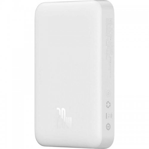 Купить Powerbank Baseus Magnetic Mini PPCXM10 10000mAh 20W (PPCX030002) White - цена в Харькове, Киеве, Днепре, Одессе
в интернет-магазине Telemart фото