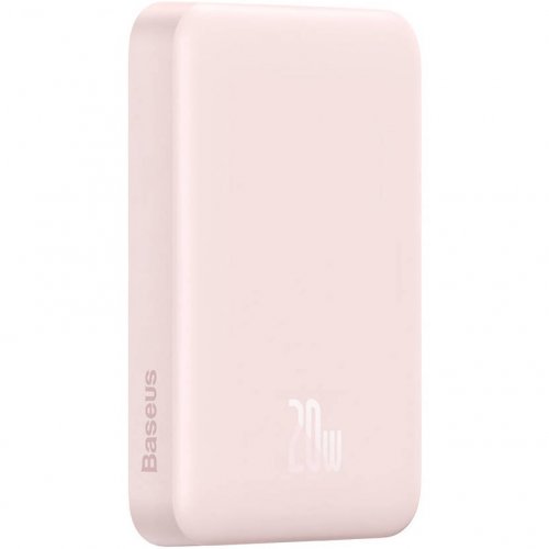 Купити Powerbank Baseus Magnetic Mini PPCXM10 10000mAh 20W (PPCX030004) Pink - ціна в Києві, Львові, Вінниці, Хмельницькому, Франківську, Україні | інтернет-магазин TELEMART.UA фото