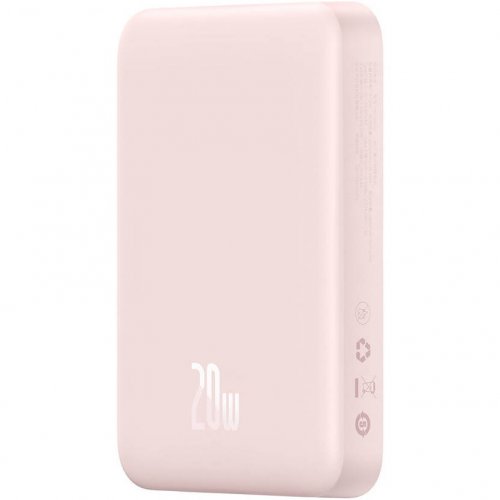 Купить Powerbank Baseus Magnetic Mini PPCXM10 10000mAh 20W (PPCX030004) Pink - цена в Харькове, Киеве, Днепре, Одессе
в интернет-магазине Telemart фото