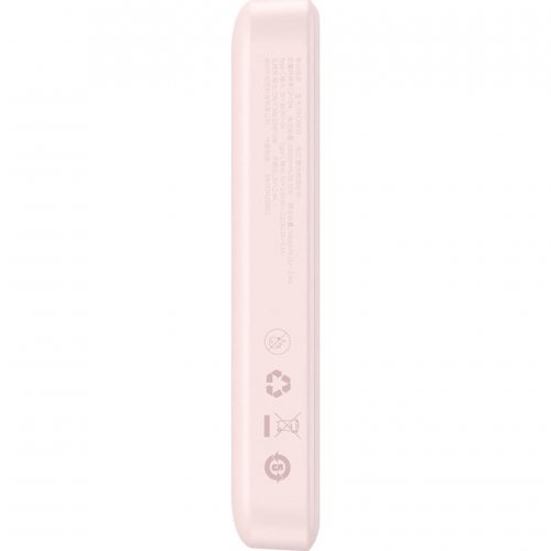 Купити Powerbank Baseus Magnetic Mini PPCXM10 10000mAh 20W (PPCX030004) Pink - ціна в Києві, Львові, Вінниці, Хмельницькому, Франківську, Україні | інтернет-магазин TELEMART.UA фото