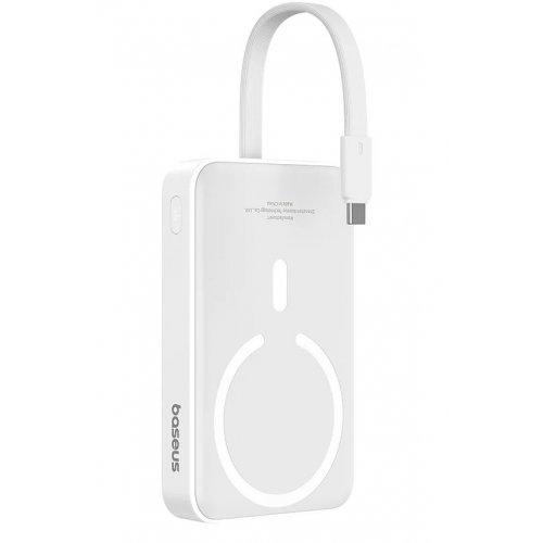 Купить Powerbank Baseus Magnetic Mini PPCXM1030 10000mAh 30W (PPCX110002) White - цена в Харькове, Киеве, Днепре, Одессе
в интернет-магазине Telemart фото