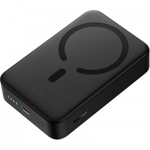 Купити Powerbank Baseus Magnetic Mini 20000mAh 20W (P10022102112-01) Black - ціна в Києві, Львові, Вінниці, Хмельницькому, Франківську, Україні | інтернет-магазин TELEMART.UA фото