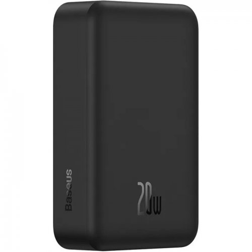 Купити Powerbank Baseus Magnetic Mini 20000mAh 20W (P10022102112-01) Black - ціна в Києві, Львові, Вінниці, Хмельницькому, Франківську, Україні | інтернет-магазин TELEMART.UA фото