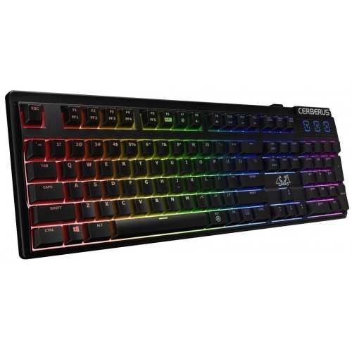 Купити Клавіатура Asus Cerberus Mech (90YH0191-B2UA00) Black - ціна в Києві, Львові, Вінниці, Хмельницькому, Франківську, Україні | інтернет-магазин TELEMART.UA фото