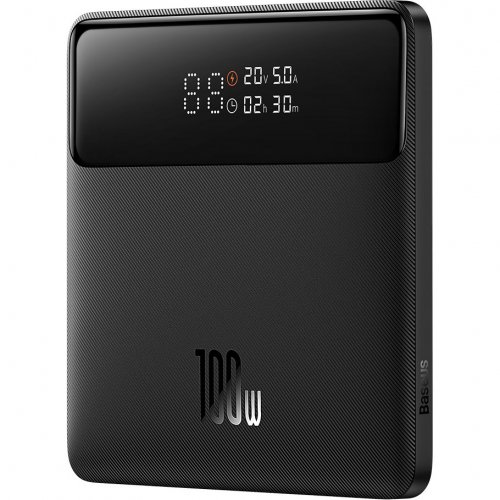 Купить Powerbank Baseus Blade HD Digital Display 20000mAh 100W (PPBL000101) Black - цена в Харькове, Киеве, Днепре, Одессе
в интернет-магазине Telemart фото