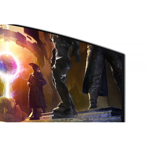 Купити Монітор Samsung 34" Odyssey OLED G8 (LS34DG852SIXUA) Silver - ціна в Києві, Львові, Вінниці, Хмельницькому, Франківську, Україні | інтернет-магазин TELEMART.UA фото