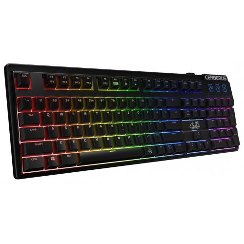 Купити Клавіатура Asus Cerberus Mech (90YH0192-B2RA00) Black - ціна в Києві, Львові, Вінниці, Хмельницькому, Франківську, Україні | інтернет-магазин TELEMART.UA фото
