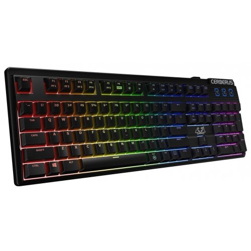 Купити Клавіатура Asus Cerberus Mech (90YH0193-B2RA00) Black - ціна в Києві, Львові, Вінниці, Хмельницькому, Франківську, Україні | інтернет-магазин TELEMART.UA фото