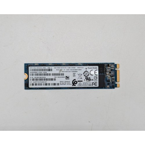 Купить Ssd-диск Sandisk X600 256GB M.2 (2280 SATA) (SD9SN8W-256G-1006) (Восстановлено продавцом, 672430) с проверкой совместимости: обзор, характеристики, цена в Киеве, Днепре, Одессе, Харькове, Украине | интернет-магазин TELEMART.UA фото