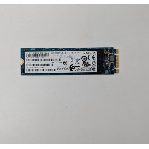 Ssd-диск Sandisk X600 256GB M.2 (2280 SATA) (SD9SN8W-256G-1006) (Відновлено продавцем, 672460) купити з перевіркою сумісності: огляд, характеристики, ціна у Києві, Львові, Вінниці, Хмельницькому, Івано-Франківську, Україні | інтернет-магазин TELEMART.UA фото