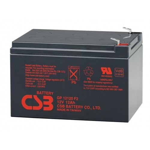 Купити Акумуляторна батарея CSB 12V 12Ah (GP12120F2) - ціна в Києві, Львові, Вінниці, Хмельницькому, Франківську, Україні | інтернет-магазин TELEMART.UA фото