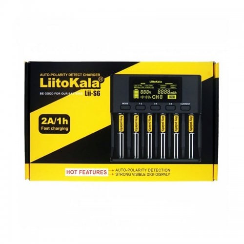 Зарядное устройство LiitoKala Lii-S6 купить в Украине | Telemart фото