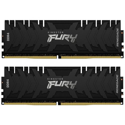 Купить Озу Kingston DDR4 32GB (2x16GB) 3200Mhz FURY Renegade Black (KF432C16RB1K2/32) (Восстановлено продавцом, 672518) с проверкой совместимости: обзор, характеристики, цена в Киеве, Днепре, Одессе, Харькове, Украине | интернет-магазин TELEMART.UA фото