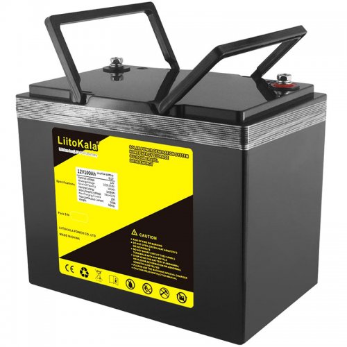 Купити Акумуляторна батарея LiitoKala 12V 100Ah LiFePO4 (12V100Ah LiFePO4) - ціна в Києві, Львові, Вінниці, Хмельницькому, Франківську, Україні | інтернет-магазин TELEMART.UA фото