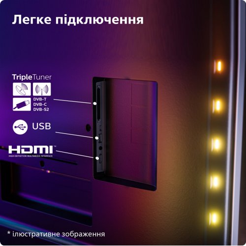 Купить Телевизор Philips 48" 48OLED819/12 Silver/Black - цена в Харькове, Киеве, Днепре, Одессе
в интернет-магазине Telemart фото