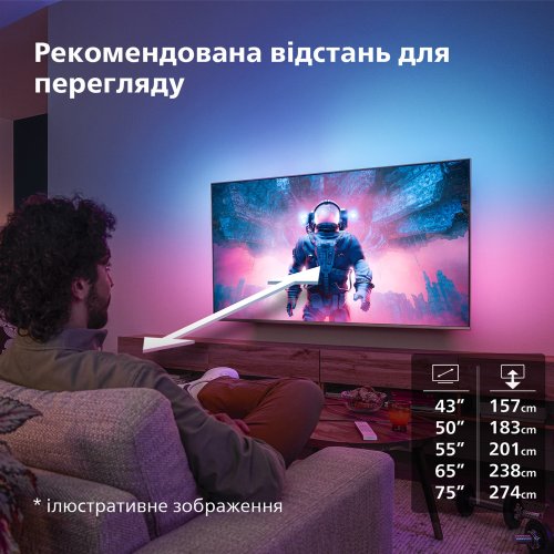 Купити Телевізор Philips 75" 75PUS8319/12 Black - ціна в Києві, Львові, Вінниці, Хмельницькому, Франківську, Україні | інтернет-магазин TELEMART.UA фото