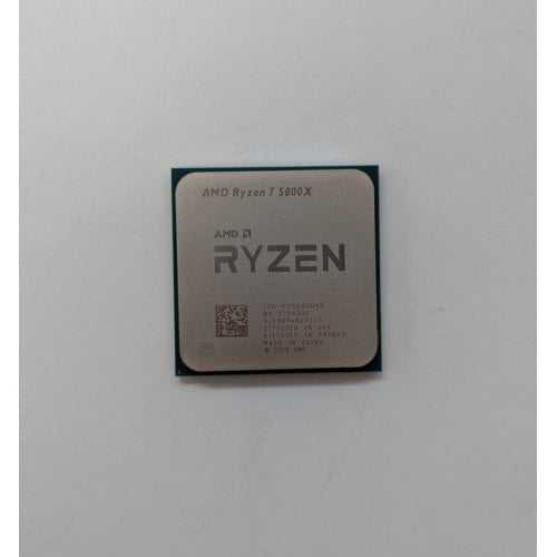 Процесор AMD Ryzen 7 5800X 3.8(4.7)GHz 32MB sAM4 Tray (100-000000063) (Відновлено продавцем, 672580) купити з перевіркою сумісності: огляд, характеристики, ціна у Києві, Львові, Вінниці, Хмельницькому, Івано-Франківську, Україні | інтернет-магазин TELEMART.UA фото