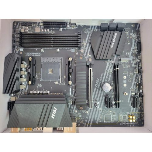 Уцінка материнська плата MSI B550-A PRO (sAM4, AMD B550) (Сліди використання, 672618) купити з перевіркою сумісності: огляд, характеристики, ціна у Києві, Львові, Вінниці, Хмельницькому, Івано-Франківську, Україні | інтернет-магазин TELEMART.UA фото