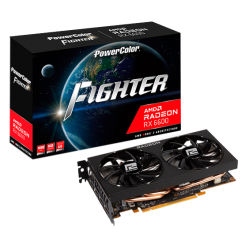 Видеокарта PowerColor Radeon RX 6600 Fighter 8192MB (AXRX 6600 8GBD6-3DH) (Восстановлено продавцом, 672667)