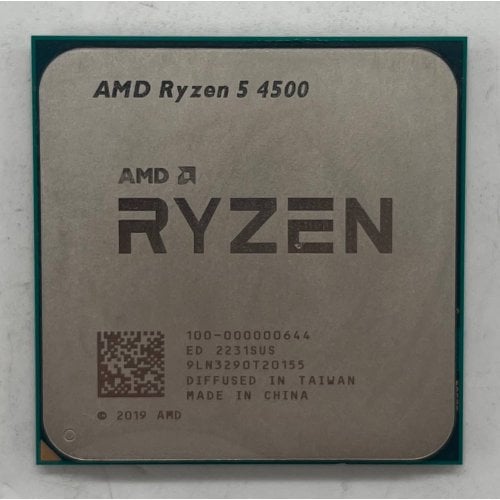 Купить Процессор AMD Ryzen 5 4500 3.6(4.1)GHz 8MB sAM4 Tray (100-000000644) (Восстановлено продавцом, 672723) с проверкой совместимости: обзор, характеристики, цена в Киеве, Днепре, Одессе, Харькове, Украине | интернет-магазин TELEMART.UA фото