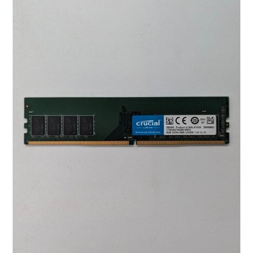 Купить Озу Crucial DDR4 8GB 2666Mhz (CT8G4DFS8266) (Восстановлено продавцом, 672921) с проверкой совместимости: обзор, характеристики, цена в Киеве, Днепре, Одессе, Харькове, Украине | интернет-магазин TELEMART.UA фото