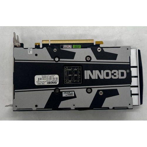 Купить Видеокарта Inno3D GeForce GTX 1660 SUPER Twin X2 OC 6144MB (N166S2-06D6-1712VA15LB) (Восстановлено продавцом, 672955) с проверкой совместимости: обзор, характеристики, цена в Киеве, Днепре, Одессе, Харькове, Украине | интернет-магазин TELEMART.UA фото