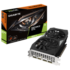 Видеокарта Gigabyte GeForce GTX 1660 Ti OC 6144MB (GV-N166TOC-6GD) (Восстановлено продавцом, 672990)