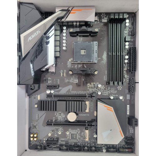 Уцінка материнська плата Gigabyte B450 AORUS ELITE V2 (sAM4, AMD B450) (Сліди використання, 673037) купити з перевіркою сумісності: огляд, характеристики, ціна у Києві, Львові, Вінниці, Хмельницькому, Івано-Франківську, Україні | інтернет-магазин TELEMART.UA фото