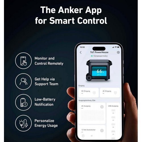 Купити Зарядна станція Anker Solix F2000 2400W 2048Wh - ціна в Києві, Львові, Вінниці, Хмельницькому, Франківську, Україні | інтернет-магазин TELEMART.UA фото