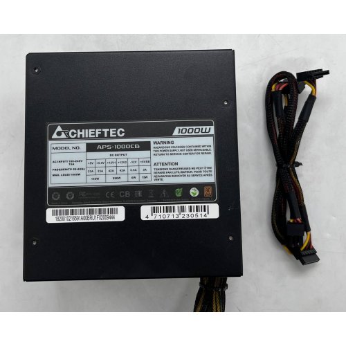 Купить Блок питания CHIEFTEC A-135 1000W (APS-1000CB) (Восстановлено продавцом, 673063) с проверкой совместимости: обзор, характеристики, цена в Киеве, Днепре, Одессе, Харькове, Украине | интернет-магазин TELEMART.UA фото