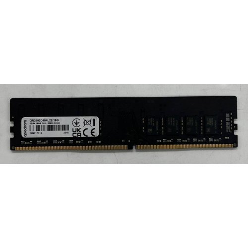 Озп GoodRAM DDR4 16GB 3200Mhz (GR3200D464L22/16G) (Відновлено продавцем, 673069) купити з перевіркою сумісності: огляд, характеристики, ціна у Києві, Львові, Вінниці, Хмельницькому, Івано-Франківську, Україні | інтернет-магазин TELEMART.UA фото