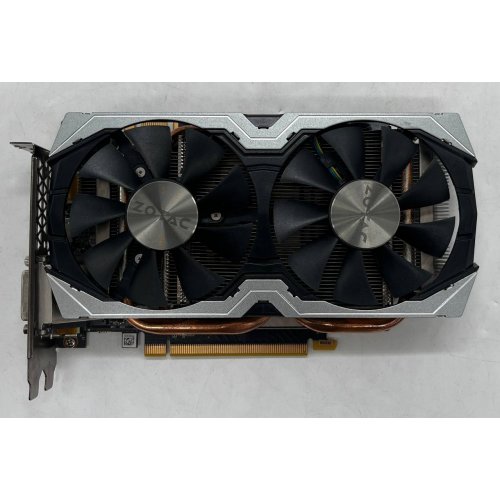 Купить Видеокарта Zotac GeForce GTX 1070 Mini 8192MB (ZT-P10700G-10M) (Восстановлено продавцом, 673073) с проверкой совместимости: обзор, характеристики, цена в Киеве, Днепре, Одессе, Харькове, Украине | интернет-магазин TELEMART.UA фото