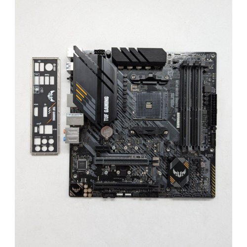 Купить Материнская плата Asus TUF GAMING B550M-PLUS (sAM4, AMD B550) (Восстановлено продавцом, 673078) с проверкой совместимости: обзор, характеристики, цена в Киеве, Днепре, Одессе, Харькове, Украине | интернет-магазин TELEMART.UA фото