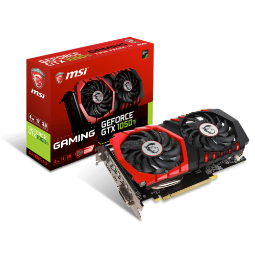 Купить Видеокарта MSI GeForce GTX 1050 Ti Gaming 4096MB (GTX 1050 TI GAMING 4G) (Восстановлено продавцом, 673084) с проверкой совместимости: обзор, характеристики, цена в Киеве, Днепре, Одессе, Харькове, Украине | интернет-магазин TELEMART.UA фото