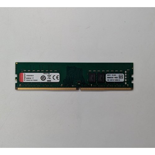 Озп Kingston DDR4 16GB 2666Mhz (KVR26N19D8/16) (Відновлено продавцем, 673130) купити з перевіркою сумісності: огляд, характеристики, ціна у Києві, Львові, Вінниці, Хмельницькому, Івано-Франківську, Україні | інтернет-магазин TELEMART.UA фото