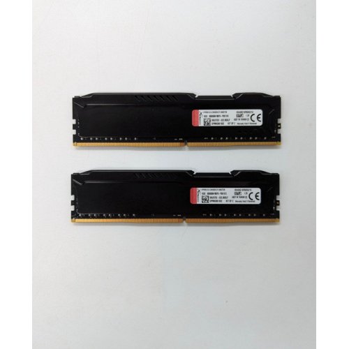 Озп HyperX DDR4 16GB (2x8GB) 2666Mhz FURY Black (HX426C16FB2K2/16) (Відновлено продавцем, 673267) купити з перевіркою сумісності: огляд, характеристики, ціна у Києві, Львові, Вінниці, Хмельницькому, Івано-Франківську, Україні | інтернет-магазин TELEMART.UA фото