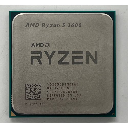 Купить Процессор AMD Ryzen 5 2600 3.4(3.9)GHz 16MB sAM4 Tray (YD2600BBM6IAF) (Восстановлено продавцом, 673276) с проверкой совместимости: обзор, характеристики, цена в Киеве, Днепре, Одессе, Харькове, Украине | интернет-магазин TELEMART.UA фото